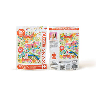 Butterfly Floral 100 Piece Puzzle Snax - Sunny Meadow Boutique