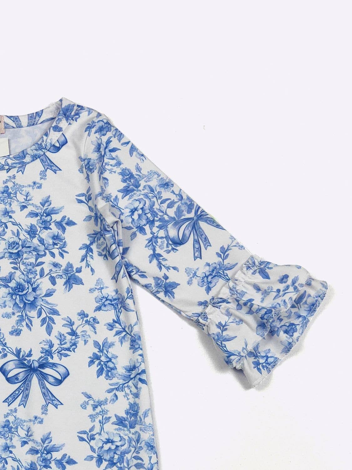 Blue Chinoiserie Baby Romper