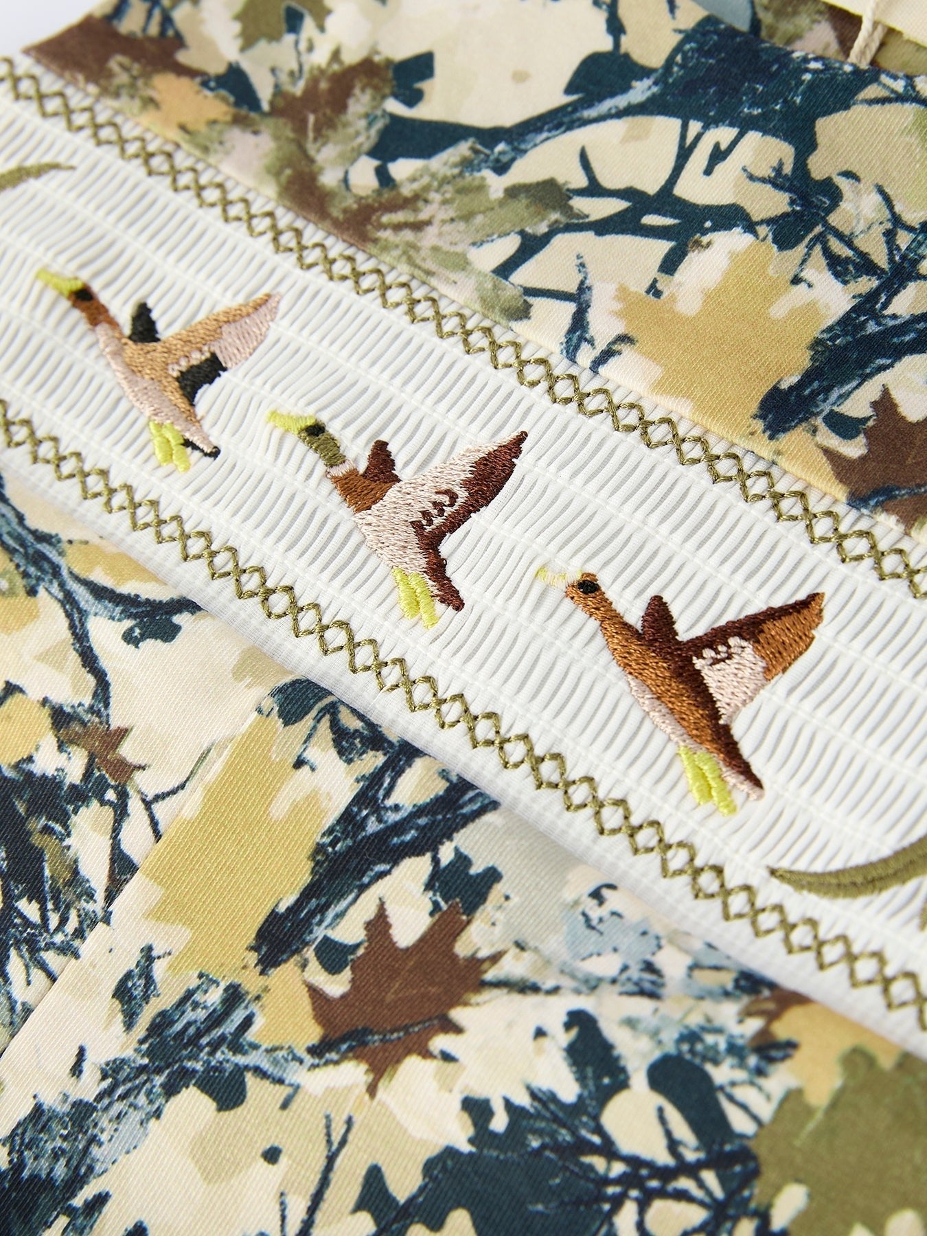 Camo Duck Smocking Embroidery Baby Boy Romper - Sunny Meadow Boutique