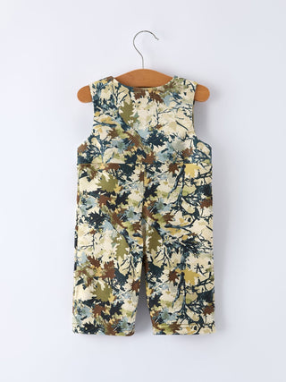 Camo Duck Smocking Embroidery Baby Boy Romper - Sunny Meadow Boutique