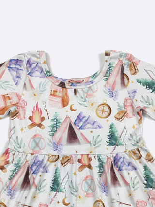 Camping Girls Dress - Sunny Meadow Boutique