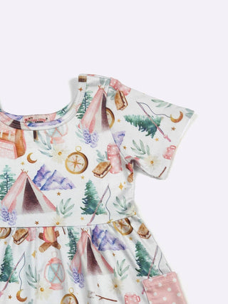 Camping Girls Dress - Sunny Meadow Boutique