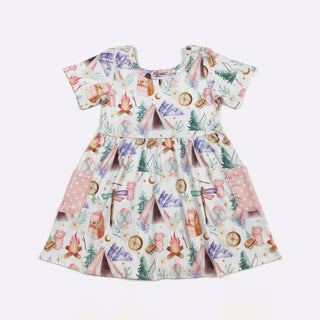 Camping Girls Dress - Sunny Meadow Boutique