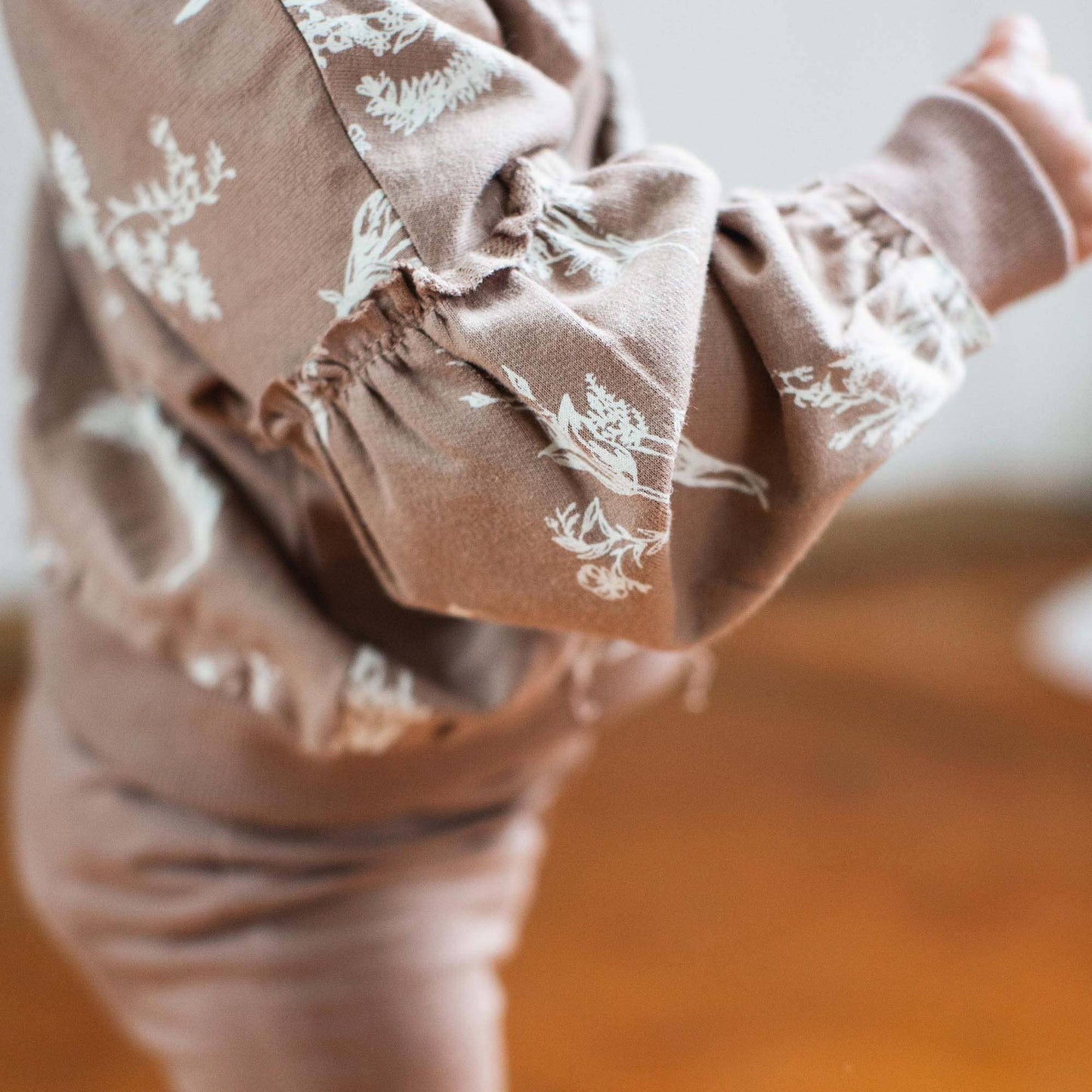 Little Wild Flower Toddler Sweatshirt Set