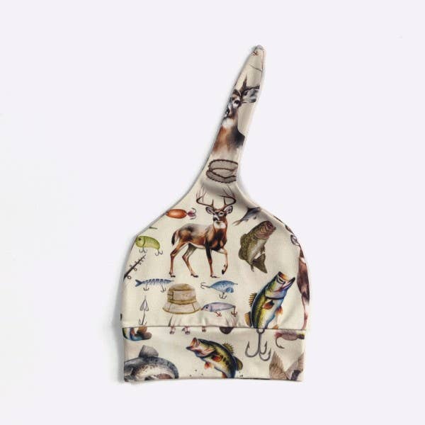 Hunt Fish Baby Knotted Gown