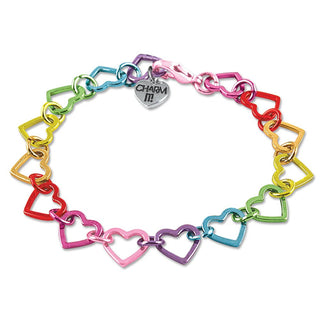 Charm it Gold Heart Chain Bracelet - Sunny Meadow Boutique