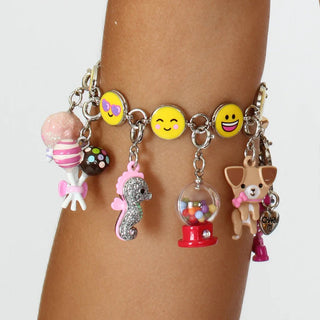 CHARM IT! Retro Gumball Machine Charm, Red - Sunny Meadow Boutique