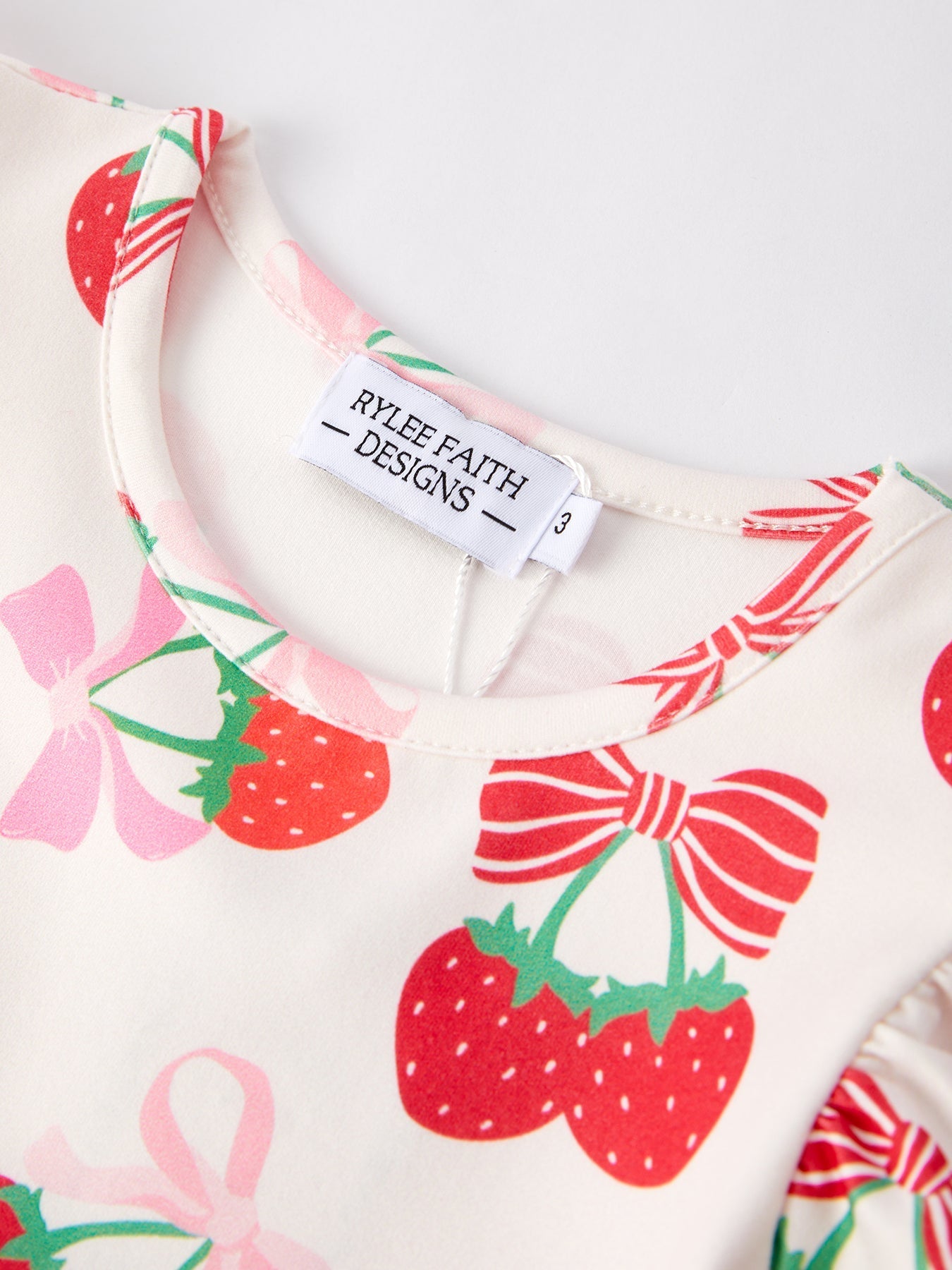 Charming Strawberry Dress for Little Ones - Sunny Meadow Boutique