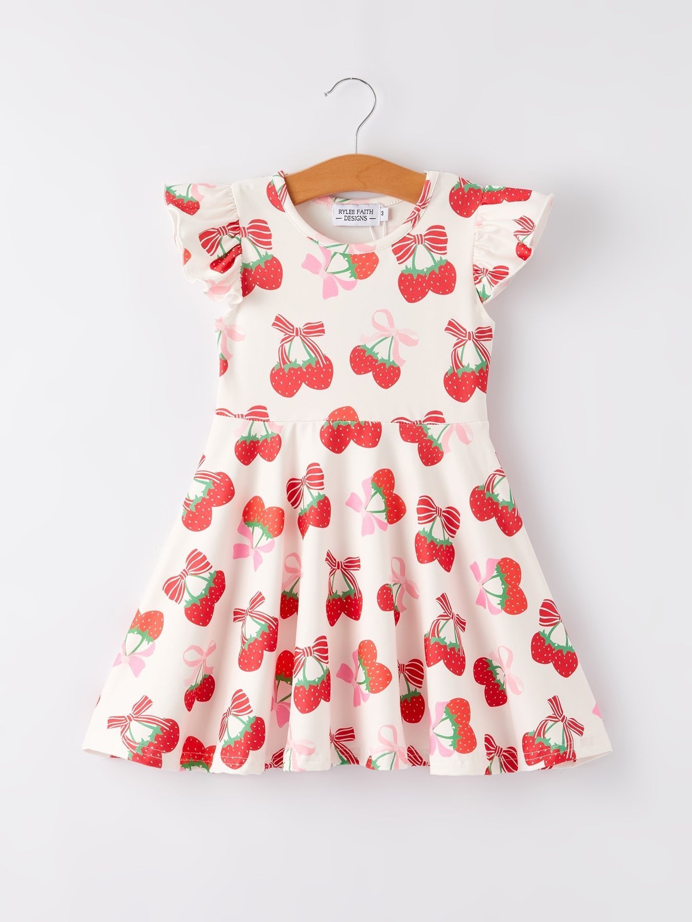 Charming Strawberry Dress for Little Ones - Sunny Meadow Boutique
