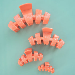 Classic Dreamsicle Tiny Claw Clip - Sunny Meadow Boutique