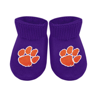 Clemson Tigers Newborn Bootie Sock - Sunny Meadow Boutique
