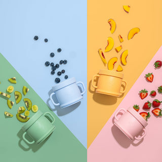 Coastal Cup: Nontoxic Snack Cup With Lid - Sunny Meadow Boutique