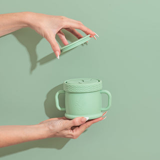 Coastal Cup: Nontoxic Snack Cup With Lid - Sunny Meadow Boutique