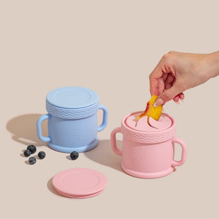 Coastal Cup: Nontoxic Snack Cup With Lid - Sunny Meadow Boutique