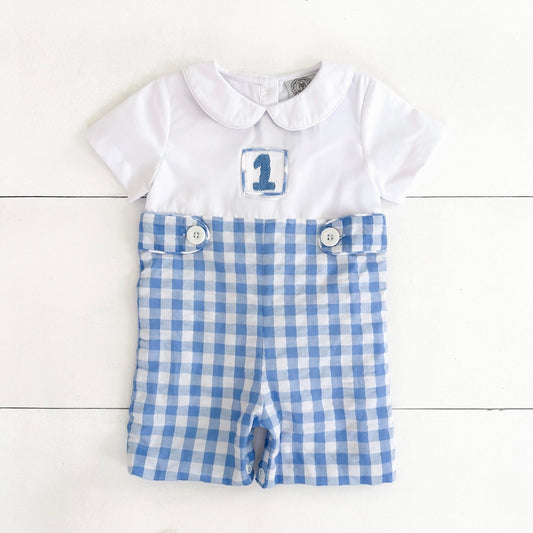 COLLARED FIRST BIRTHDAY JON JON - Sunny Meadow Boutique