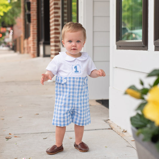 COLLARED FIRST BIRTHDAY JON JON - Sunny Meadow Boutique
