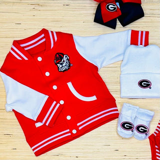 Collegiate Varsity Jacket - Sunny Meadow Boutique
