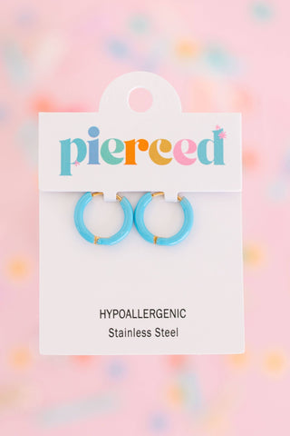 Colored Huggies Earrings - Sunny Meadow Boutique