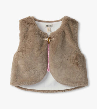 Cropped Faux Fur Vest - Sunny Meadow Boutique