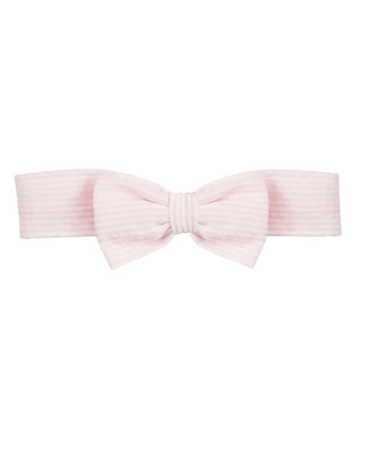 Baby Girls Pink Seersucker Woven Headband