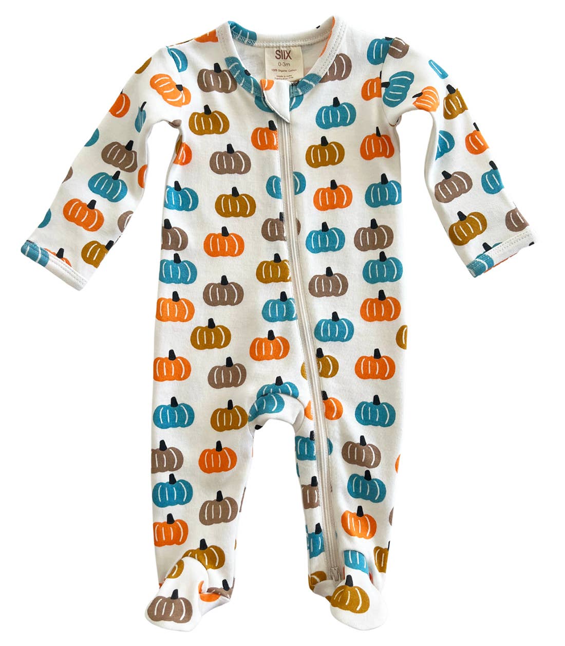 Pumpkin Patch / Organic Zip Footie (Baby - Kids)