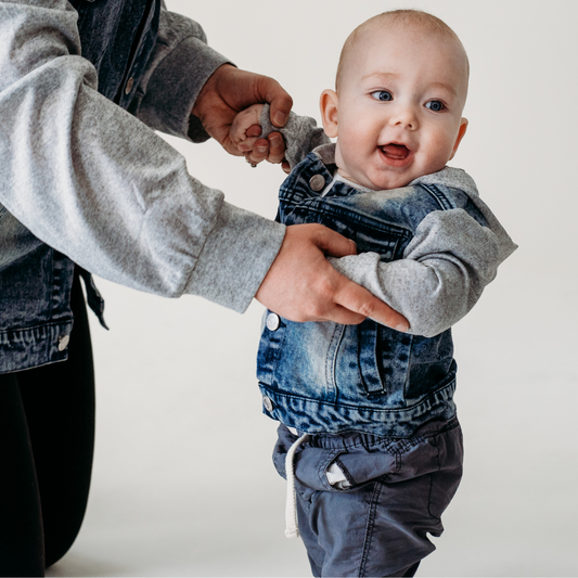 Hooded Denim Jacket - Infant