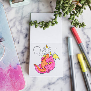 Dinos Dragons Diggers and Dogs Coloring Book for Kids & Baby - Sunny Meadow Boutique