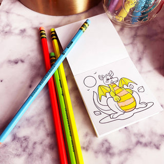 Dinos Dragons Diggers and Dogs Coloring Book for Kids & Baby - Sunny Meadow Boutique