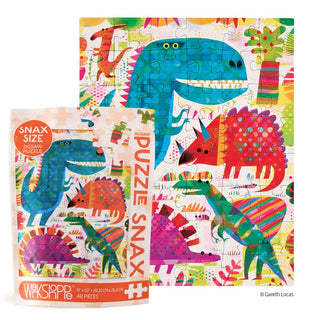 Dinosaur Day 48 Piece Puzzle Snax - Sunny Meadow Boutique