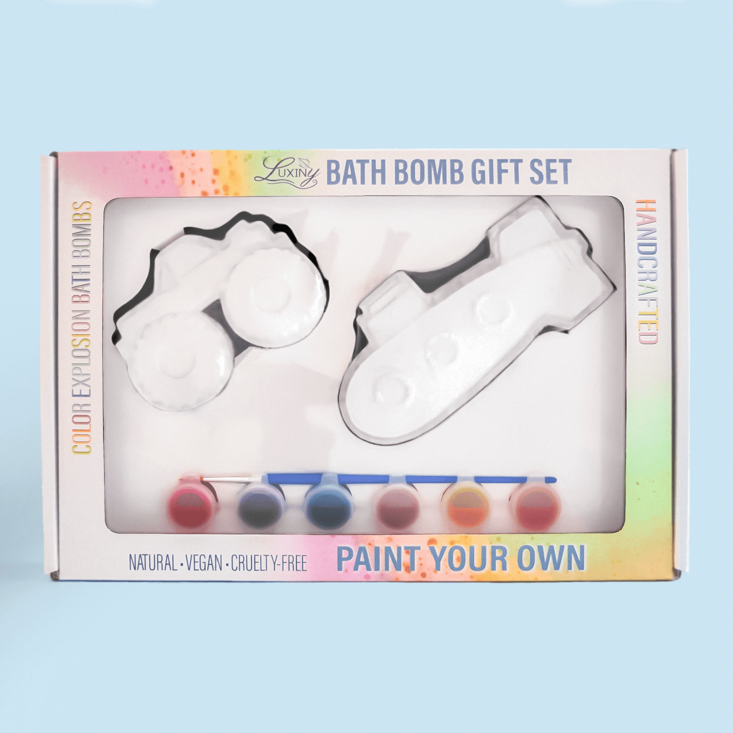 DIY Bath Bomb Gift Set – Paint Your Own Truck & Submarine - Sunny Meadow Boutique
