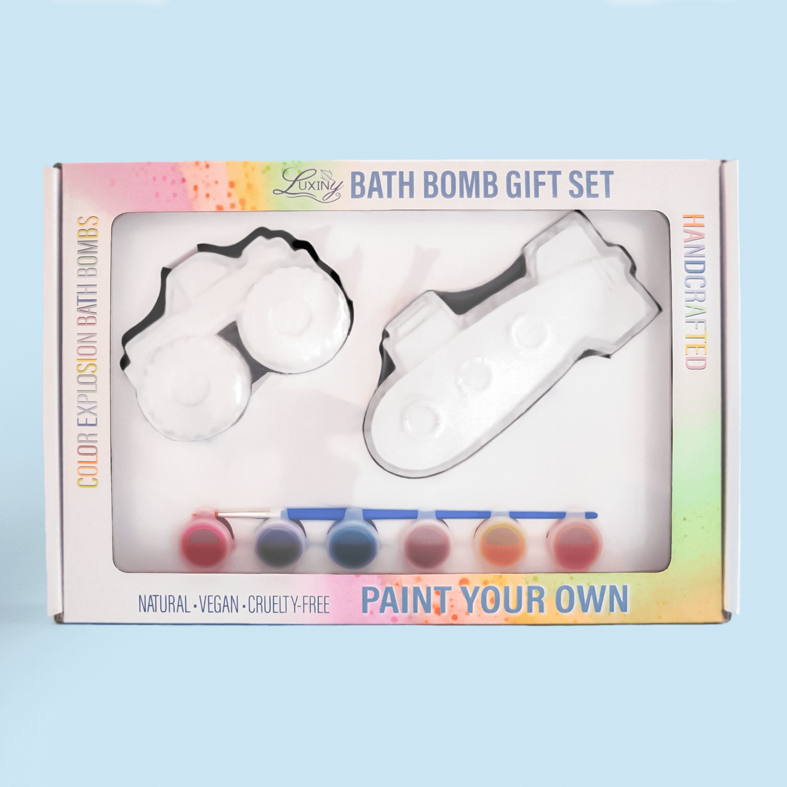 DIY Bath Bomb Gift Set – Paint Your Own Truck & Submarine - Sunny Meadow Boutique