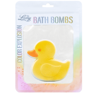 Duck Bath Bomb | Hand - Painted Rainbow Fizz | Colorful Bath - Sunny Meadow Boutique