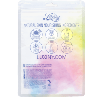 Duck Bath Bomb | Hand - Painted Rainbow Fizz | Colorful Bath - Sunny Meadow Boutique