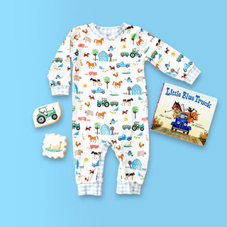 Farm Truck Romper - Sunny Meadow Boutique