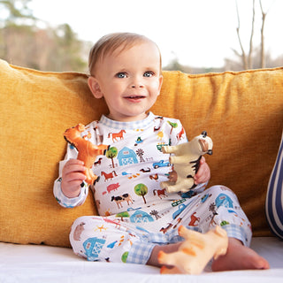 Farm Truck Romper - Sunny Meadow Boutique