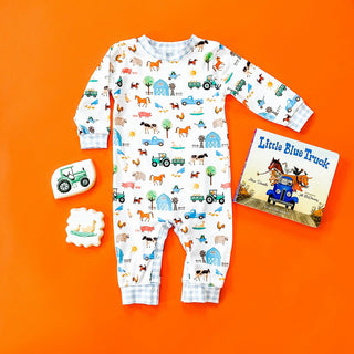 Farm Truck Romper - Sunny Meadow Boutique