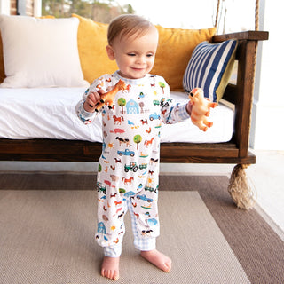 Farm Truck Romper - Sunny Meadow Boutique