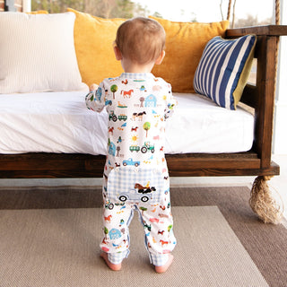 Farm Truck Romper - Sunny Meadow Boutique