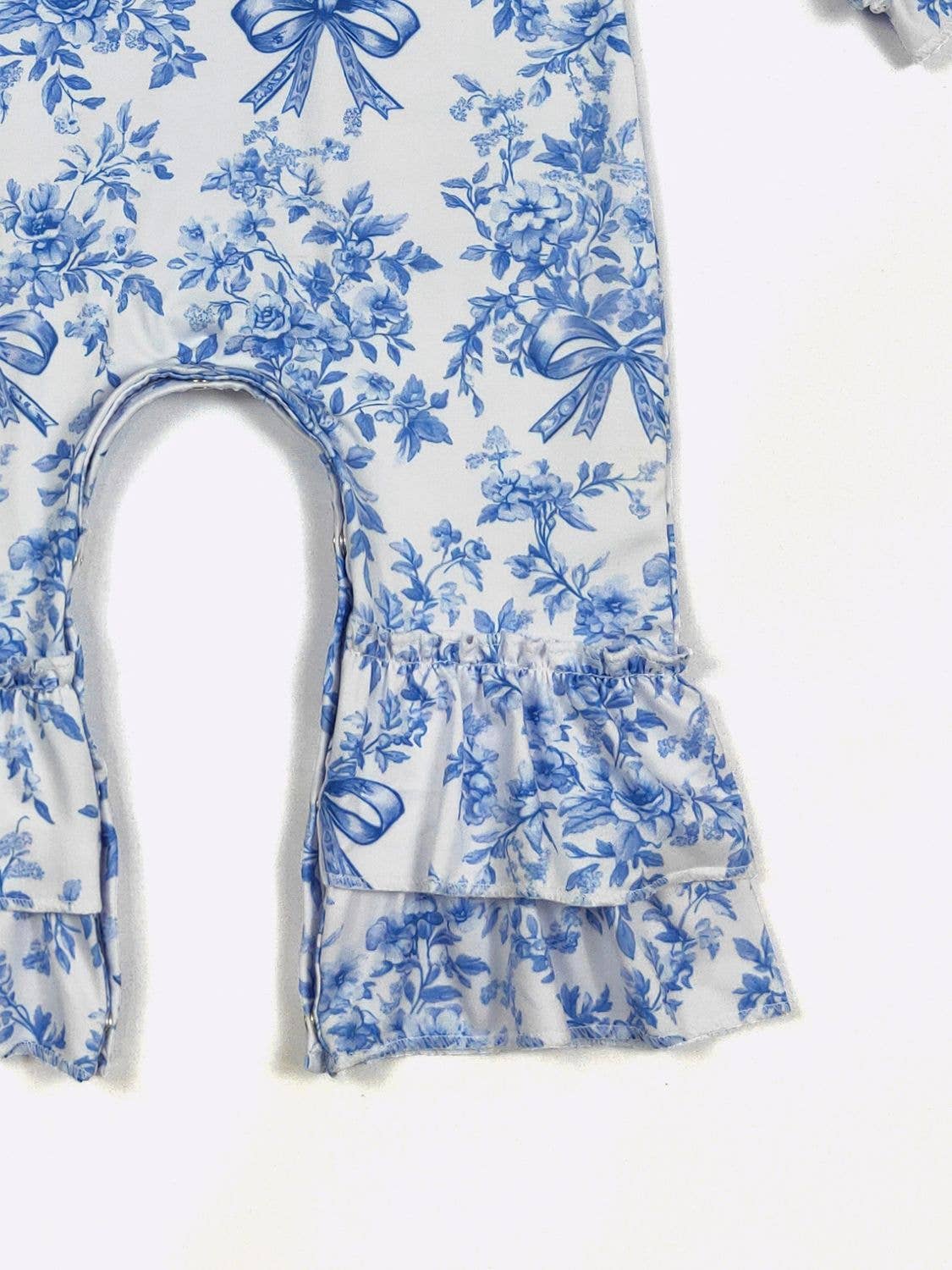 Blue Chinoiserie Baby Romper
