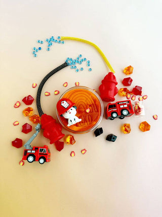 Fire Station KidDough Play Kit, Cherry Mango - Sunny Meadow Boutique