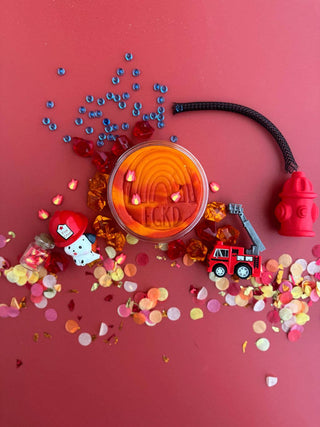 Fire Station KidDough Play Kit, Cherry Mango - Sunny Meadow Boutique
