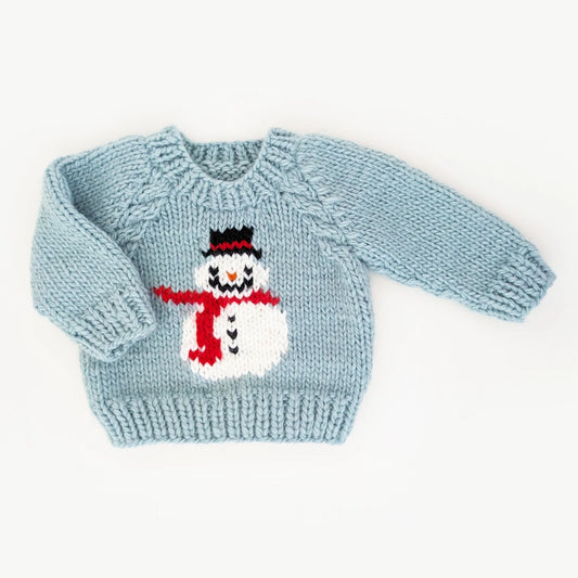 Frosty Snowman Surf Crew Neck Sweater