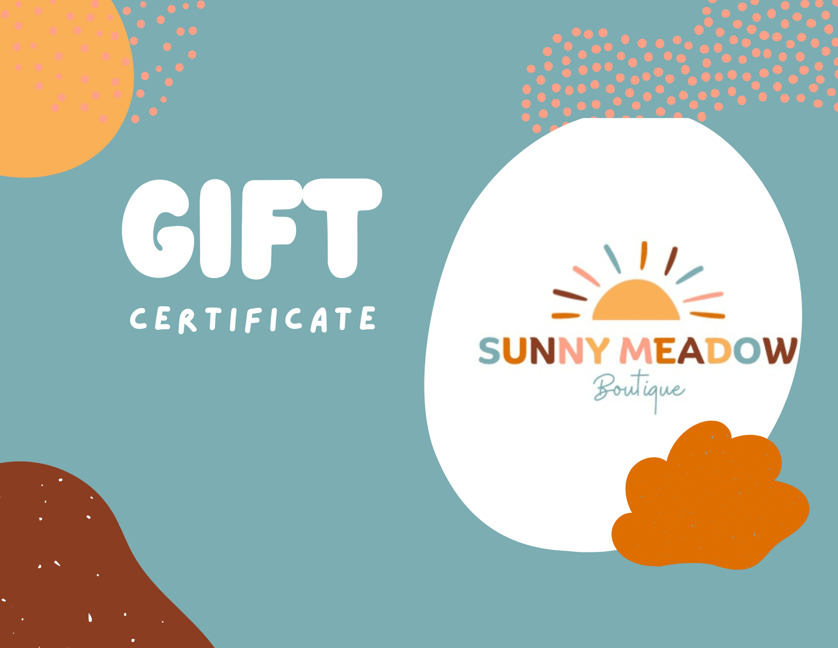 Gift Card - Sunny Meadow Boutique