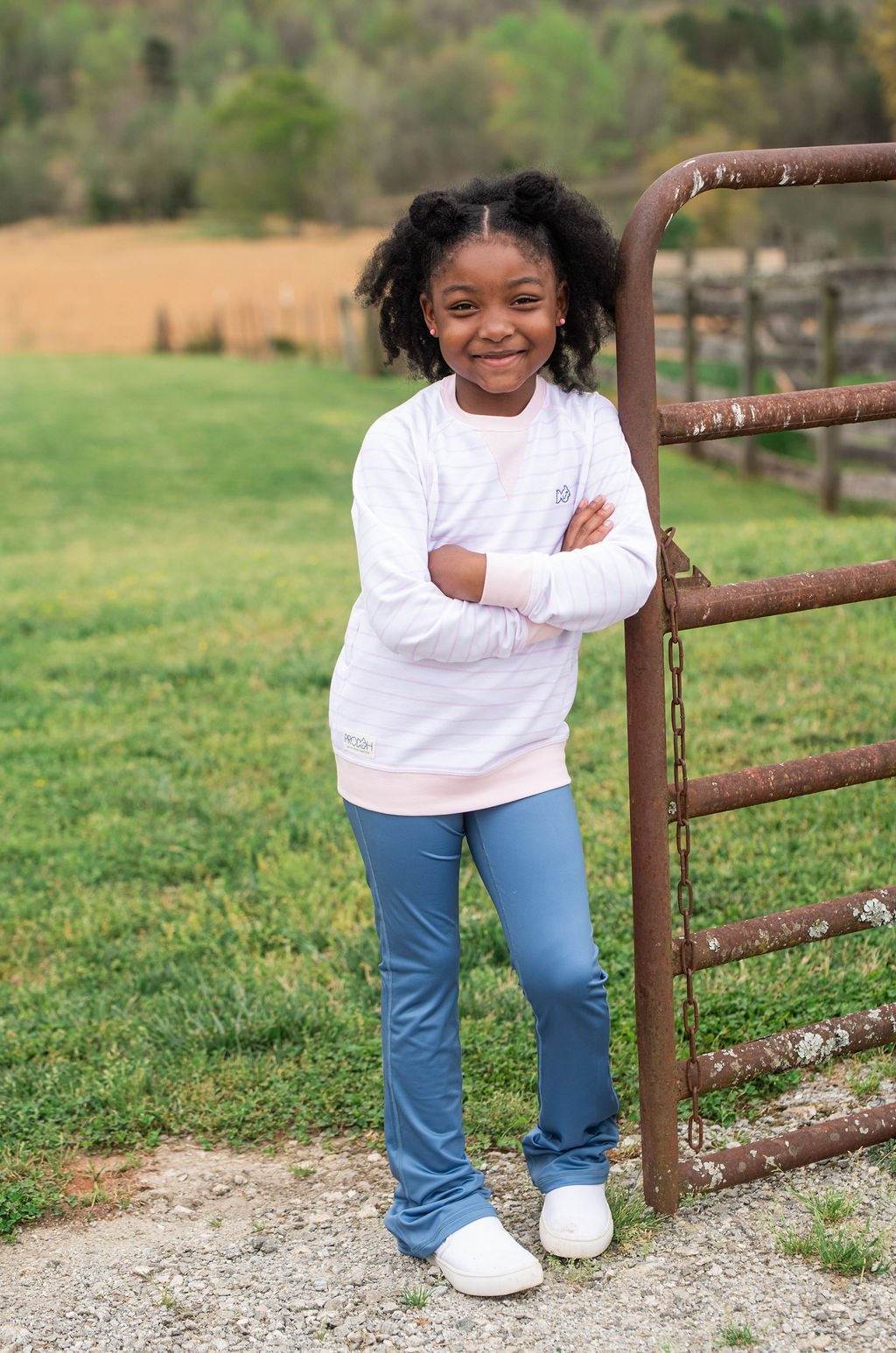 Girls Athletic Flare Legging - Sunny Meadow Boutique