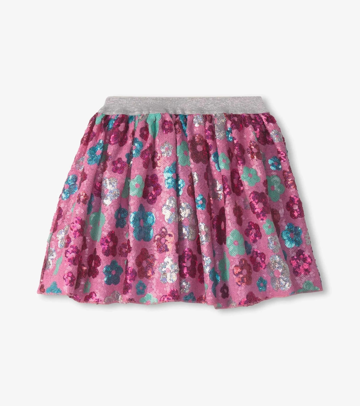 Girls Daisy Sequins Sequin Tulle Skirt - Sunny Meadow Boutique