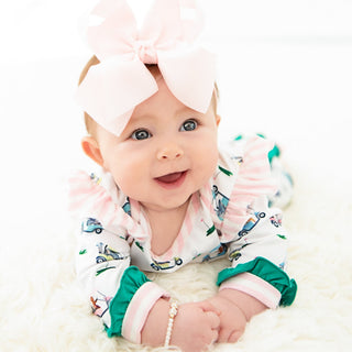 Girls Fairway Golf Romper - Sunny Meadow Boutique