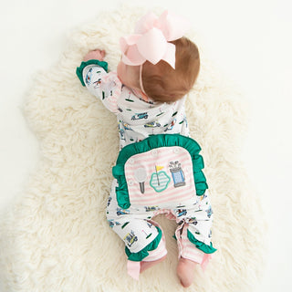 Girls Fairway Golf Romper - Sunny Meadow Boutique