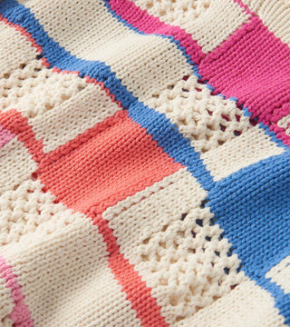Girls Mix Stitch Sweater - Sunny Meadow Boutique