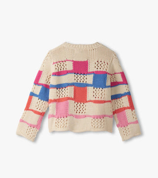 Girls Mix Stitch Sweater - Sunny Meadow Boutique