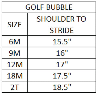 Girls Par - Tee Golf Bubble - Sunny Meadow Boutique